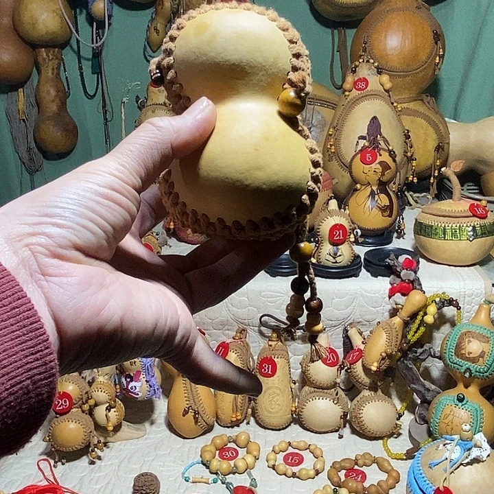 健***特文玩核桃包葫芦福禄