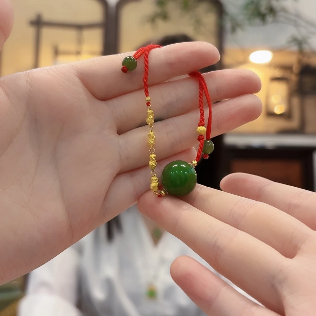 和田玉未镶嵌手绳