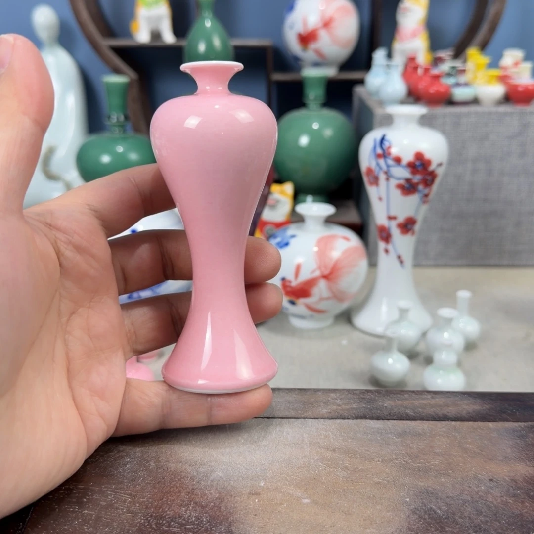 陶瓷手工小花器摆件