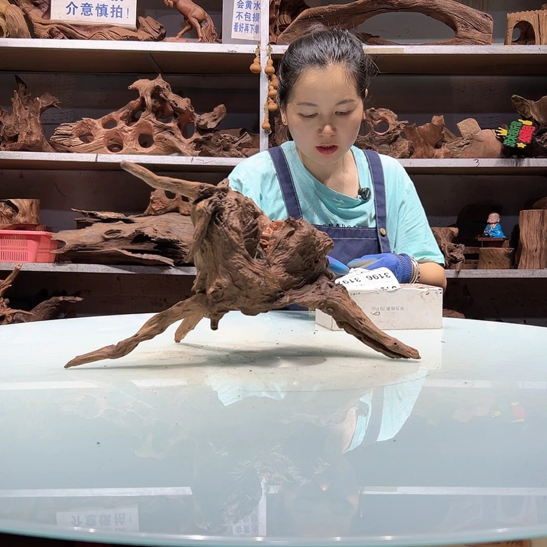 紫砂镂空紫柚沉木不包损麒*卫3188