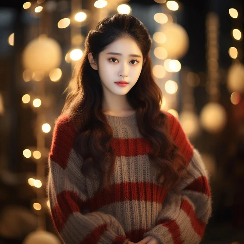 2025秋季新款内搭打底衫红色毛衣女超火穿搭chic韩系气质上衣秋季