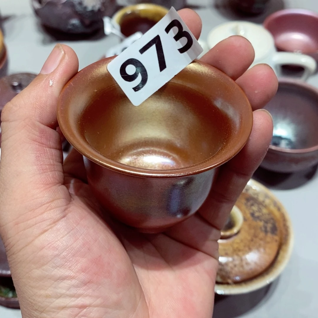 柴烧茶具陶瓷杯子