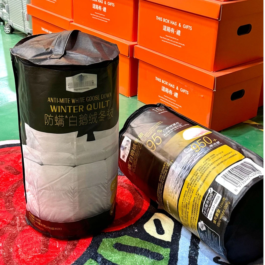 高端白鹅绒被加厚保暖羽绒被SM专柜正品