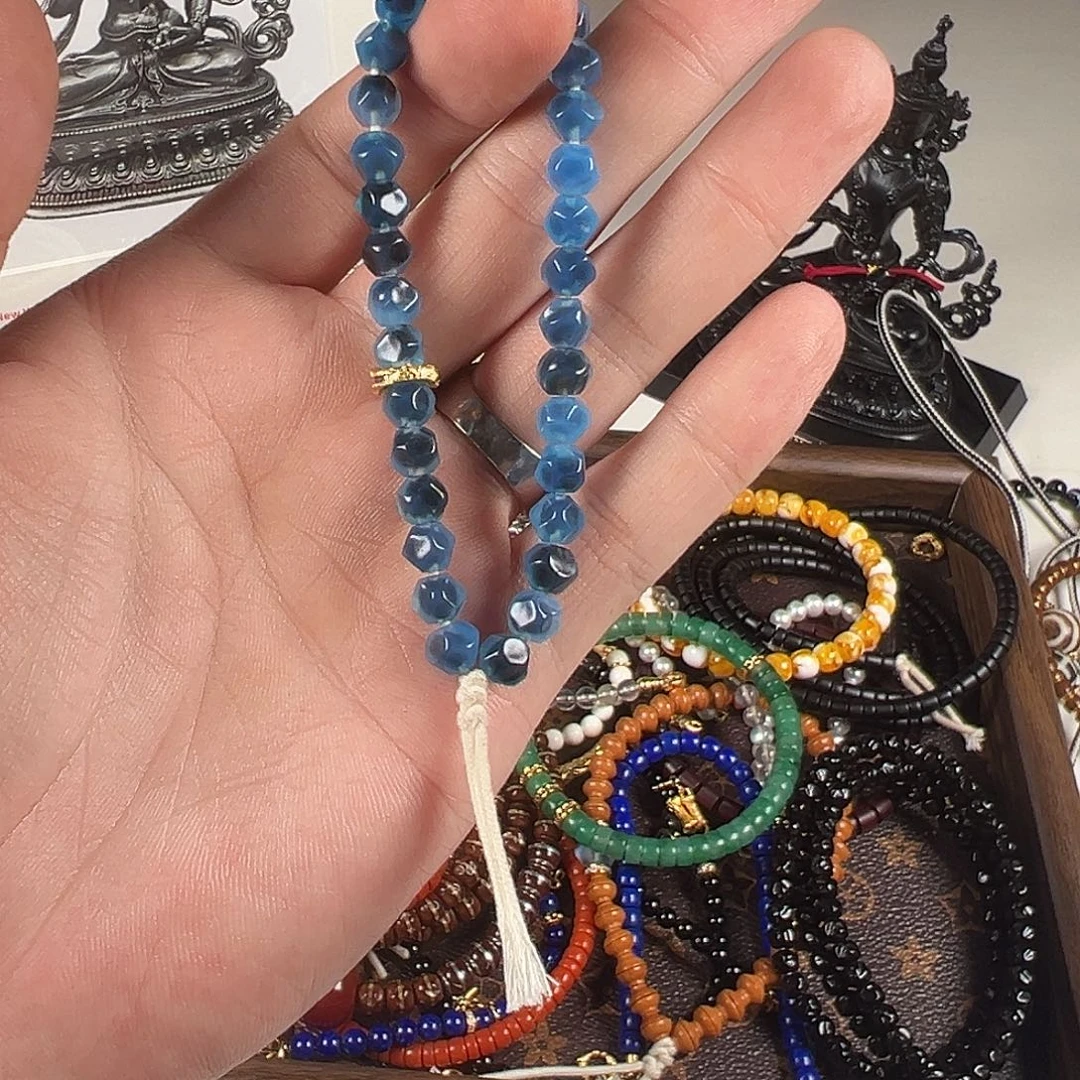 玛瑙/玉髓未镶嵌手链溜达玩溜达玩