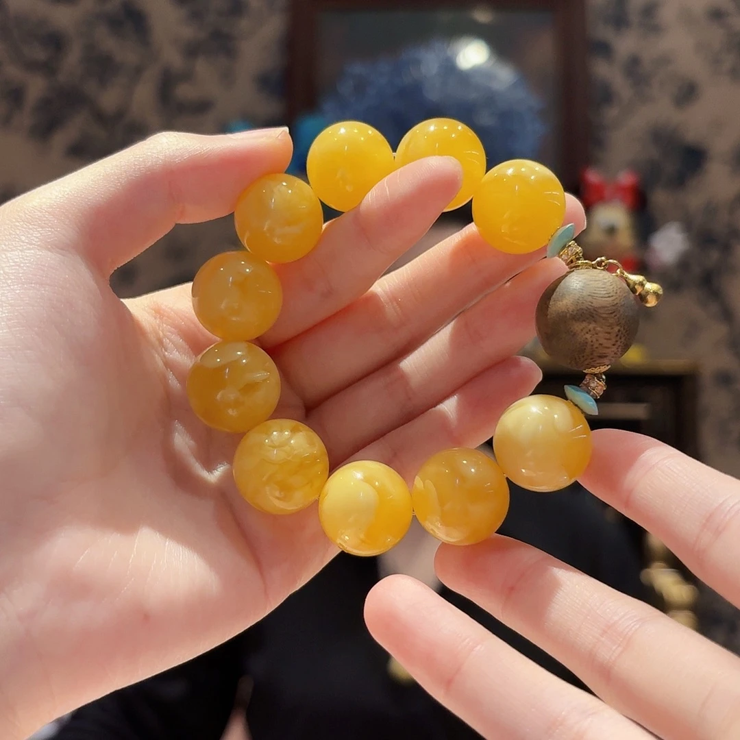 蜜蜡未镶嵌手链手串