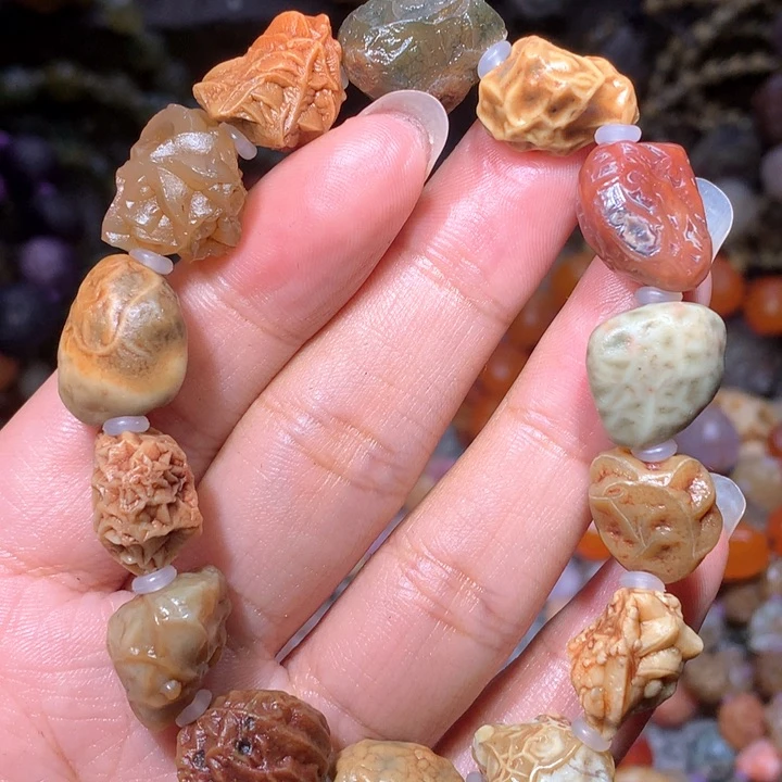 玛瑙/玉髓珠宝半成品未镶嵌