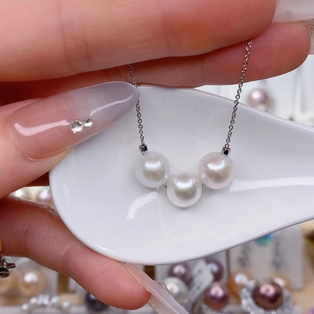 淡水珍珠未镶嵌套链