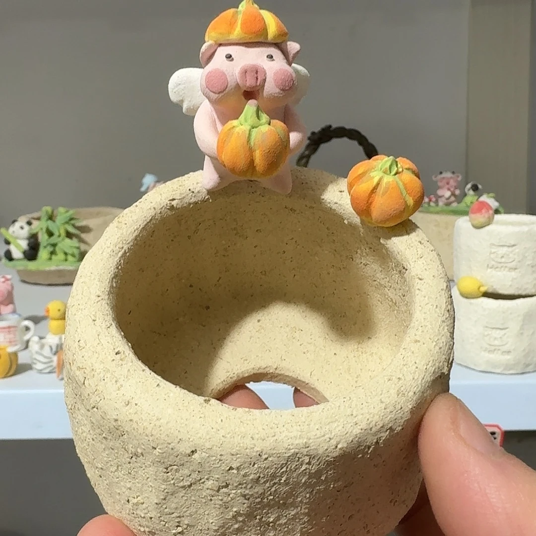 厂家直销手工花盆摆件