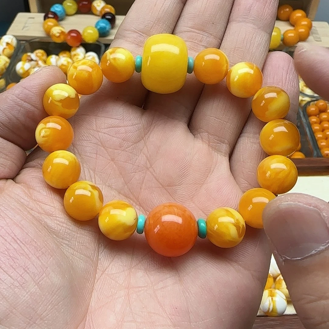 ****懂无非金属精品老蜡色素串搭配一条