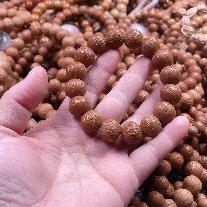 猴头核桃手串1.5同尺盆自然泛油