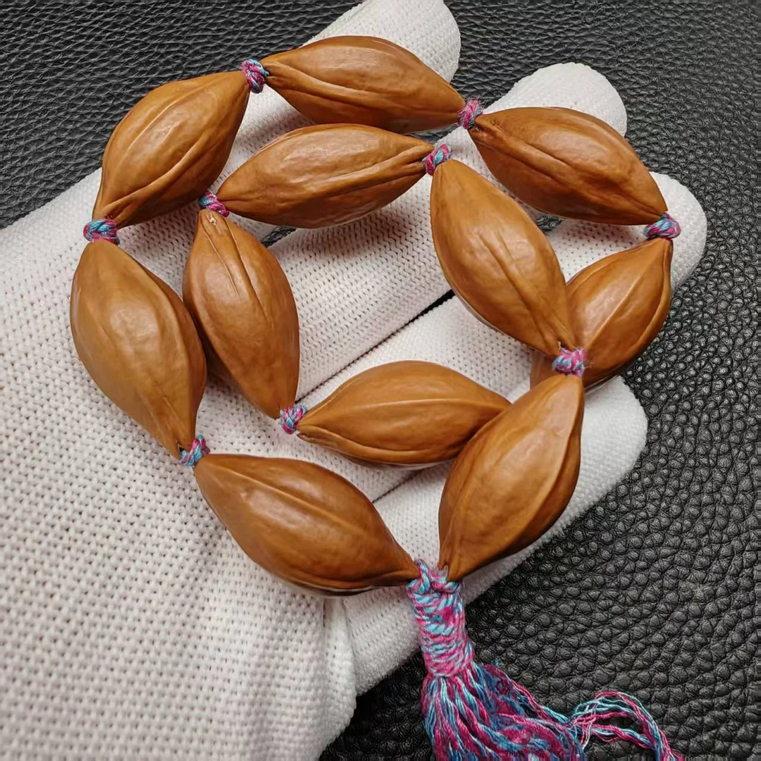 尺寸14mm左右橄榄核柳叶油核一条《小鱼文玩》A017