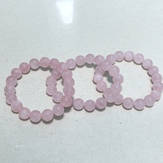 【书记甄选】天然粉水晶单圈手链 多样性发一件 约11mm 4