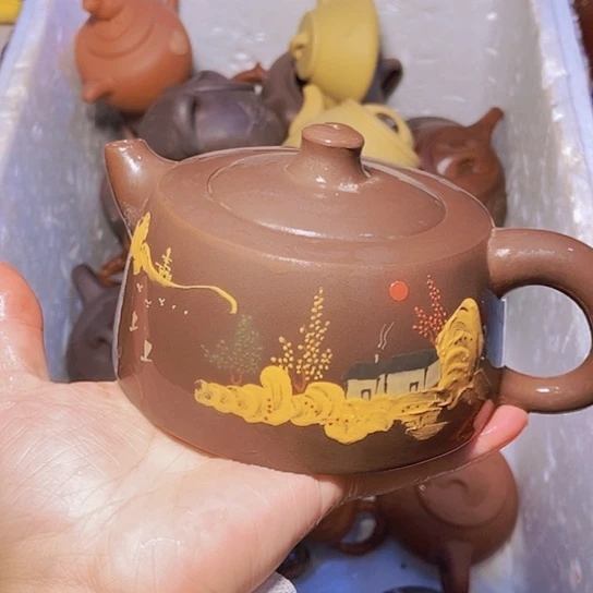 茶壶紫砂全手工制作宜兴紫砂