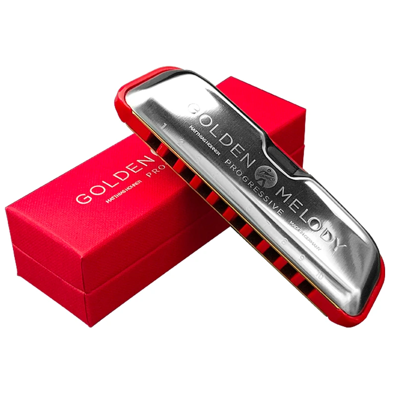 HOHNER和来德国原装进口专业演奏C调10十孔布鲁斯口琴 GM 542