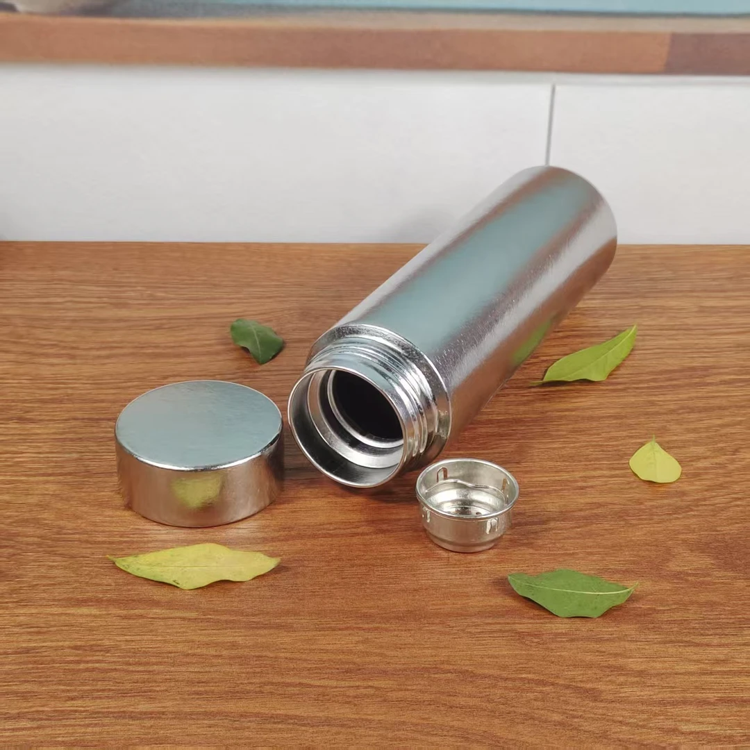 【原装正品】300ml内外双层纯钛保温杯车载密封直身杯【带茶漏】