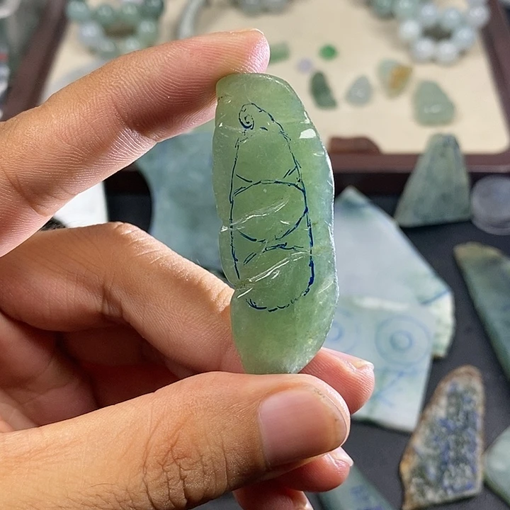 翡翠散珠毛料不包工