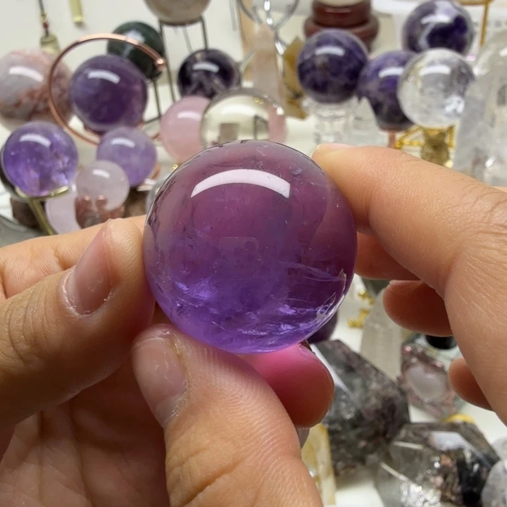 紫晶未镶嵌珠宝半成品