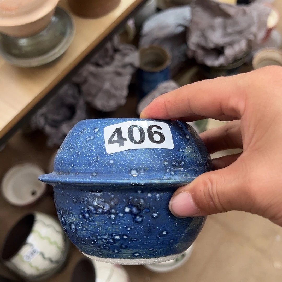 景德镇陶瓷星球蓝色406