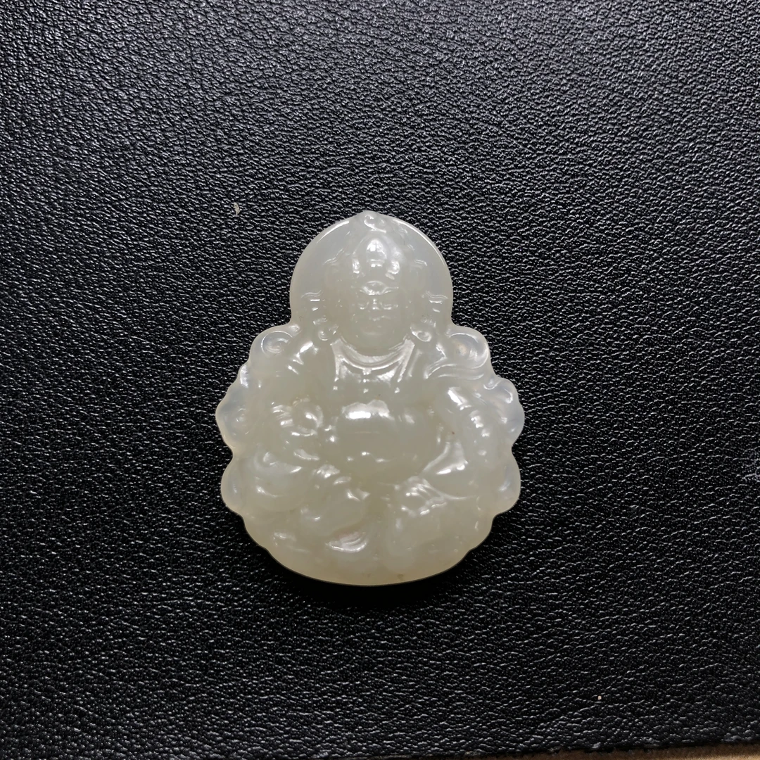 1和田玉蜂蜜水财神牌/202259保利厦门拍卖