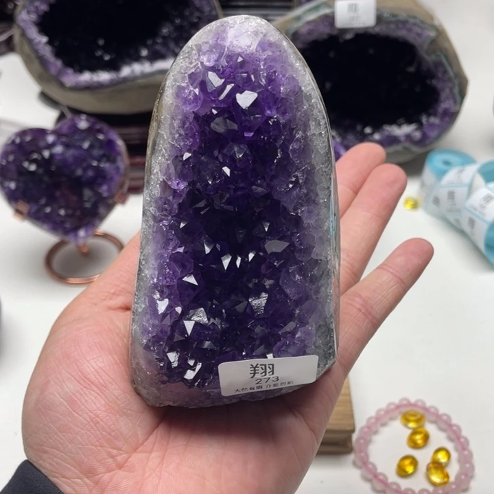 未镶嵌大型摆件（非配饰）紫晶