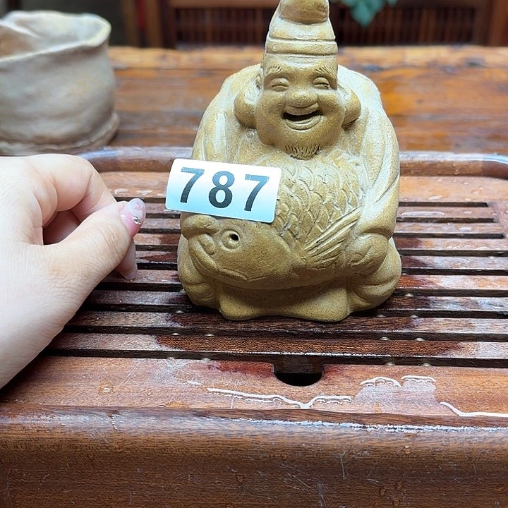 纯手工制作粗陶茶具