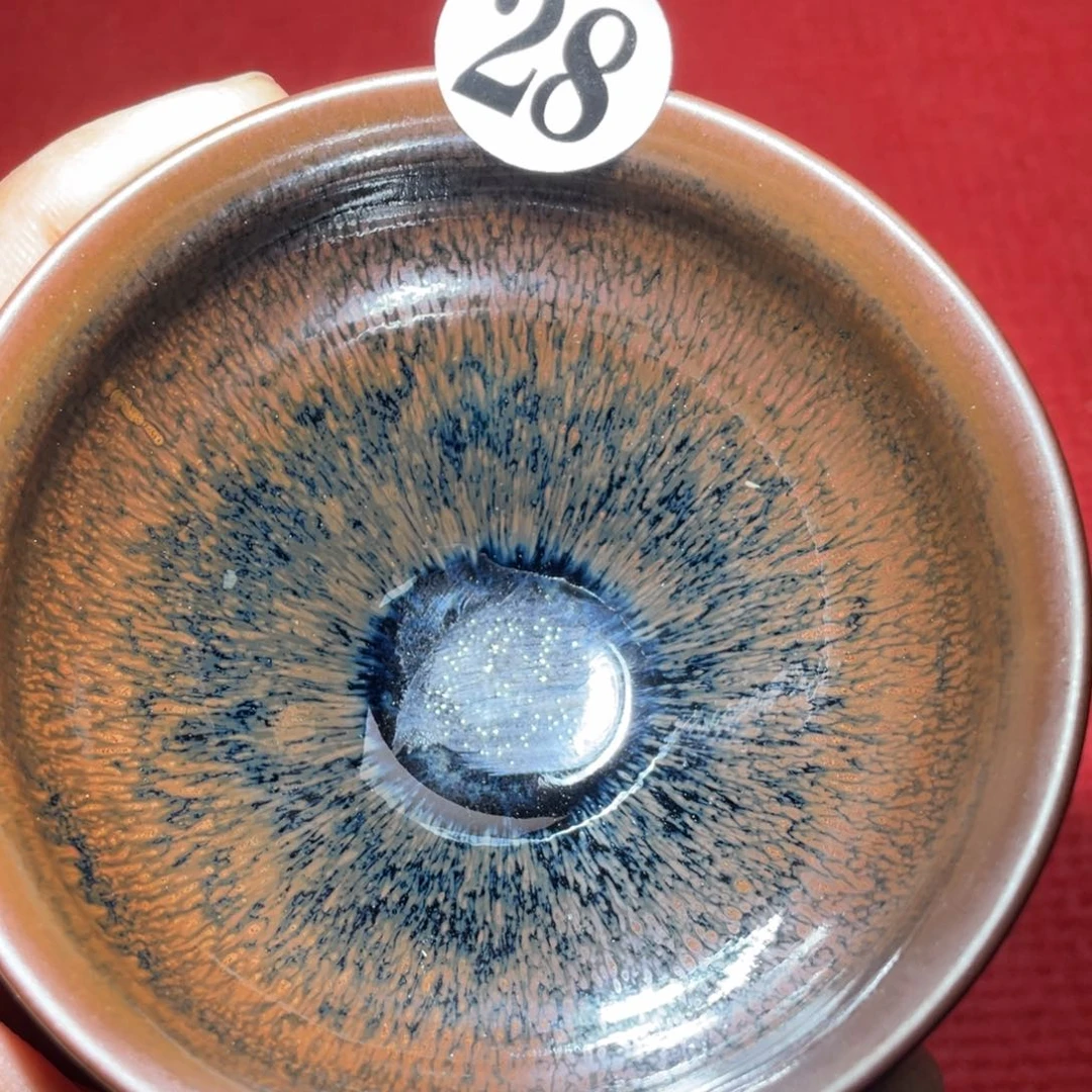 茶盏龙窑柴烧手工建盏