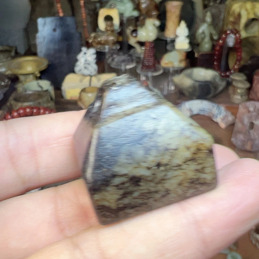 和田玉未镶嵌颈饰九**桥