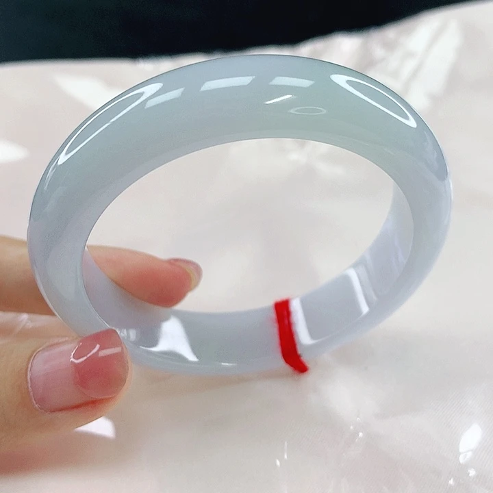 翡翠未镶嵌手镯圈52.9，79075