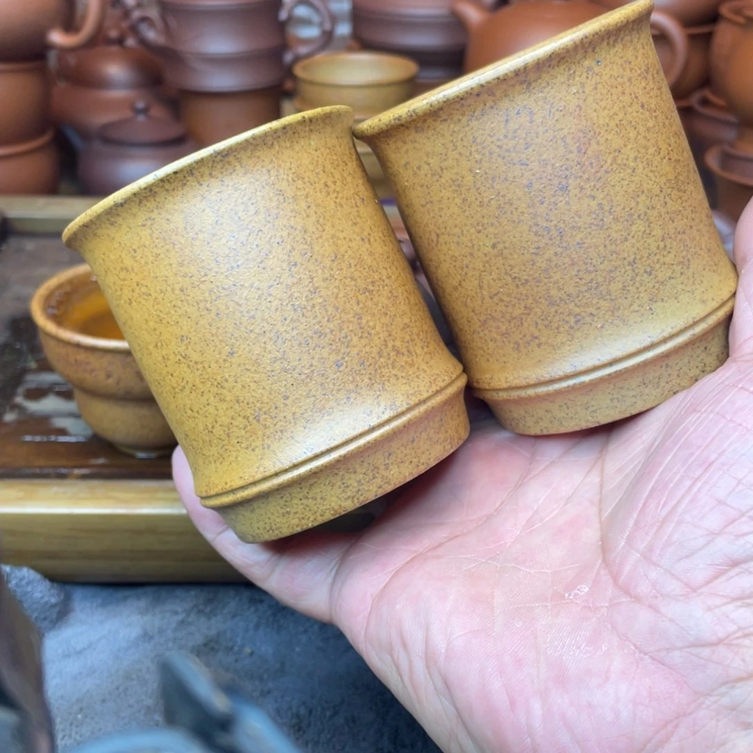 高***3茶壶紫砂原矿本绿火云烧两只