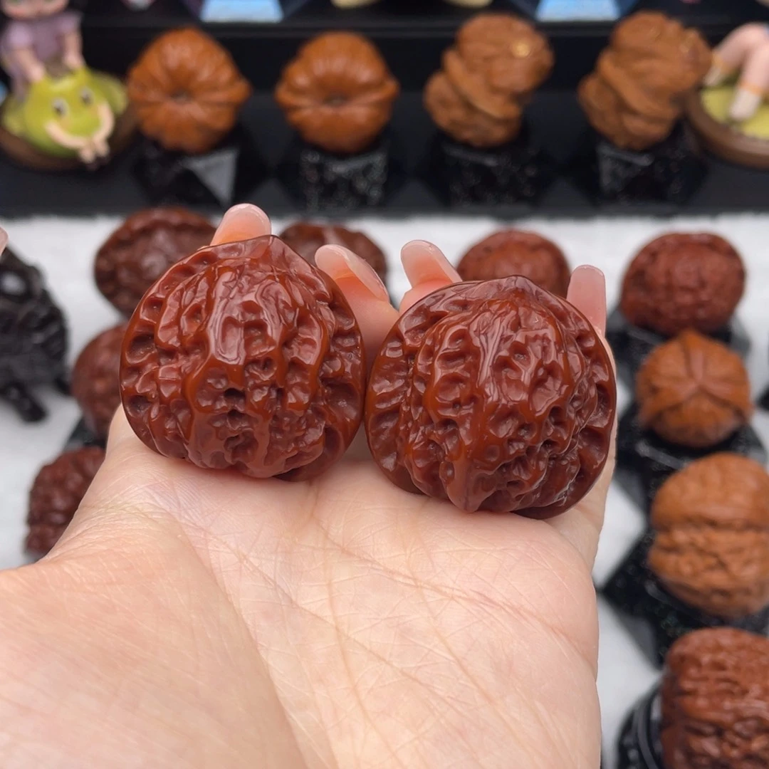 文玩核桃吊坠34密纹