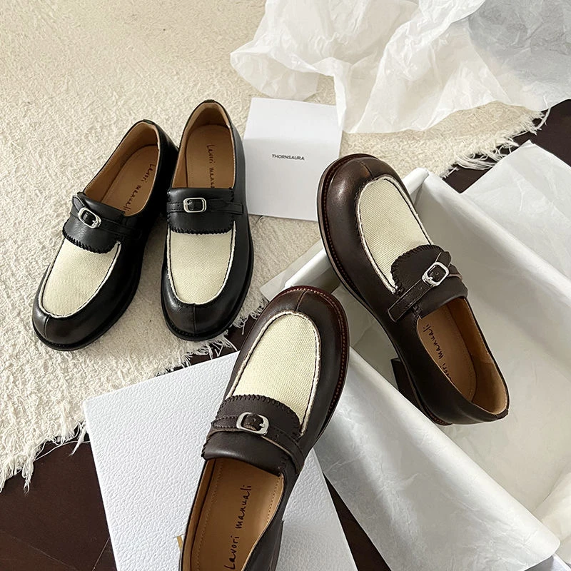 TING手工鞋~2025春夏新款时髦老钱风单鞋L4259