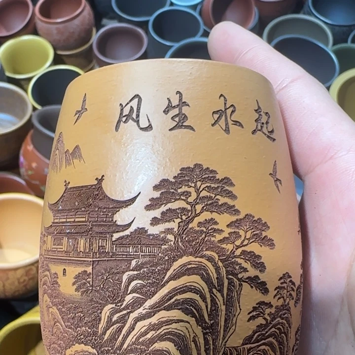 茶杯紫砂全手工制作工艺