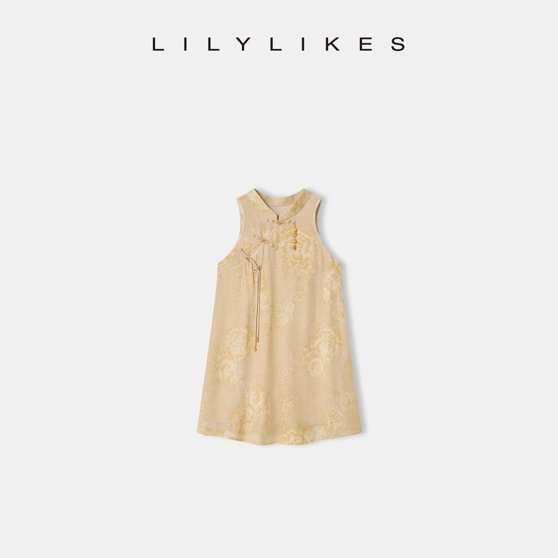 【LILYLIKES】新中式国风旗袍改良无袖背心连衣裙