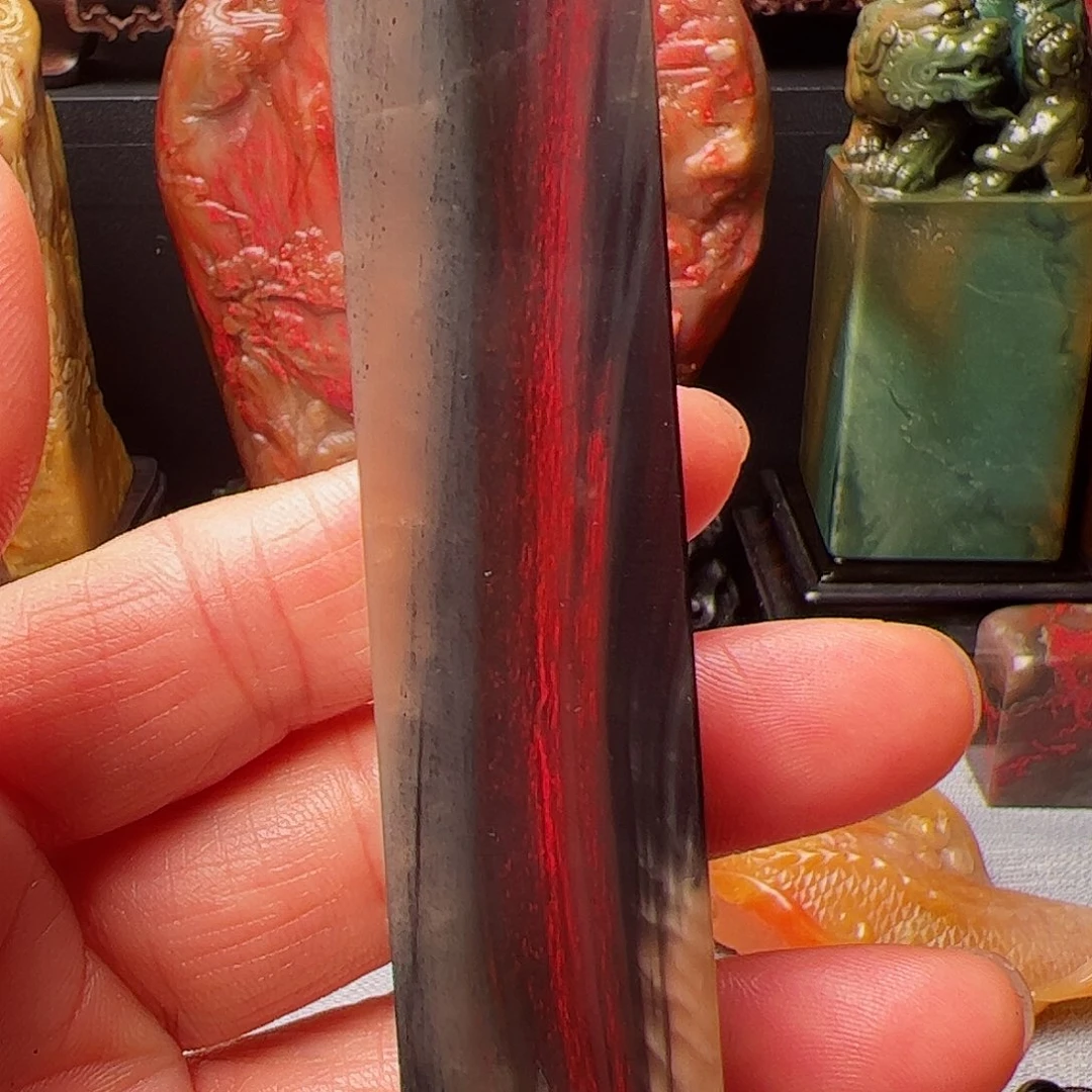 昌化石阿*来昌化鸡血石印章