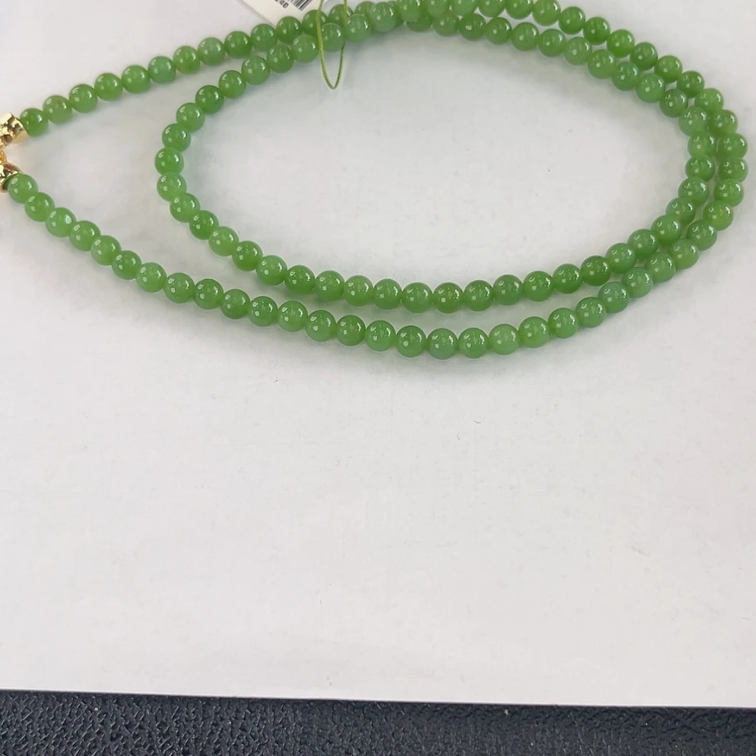 【闪购商品】和田玉未镶嵌颈饰碧玉108