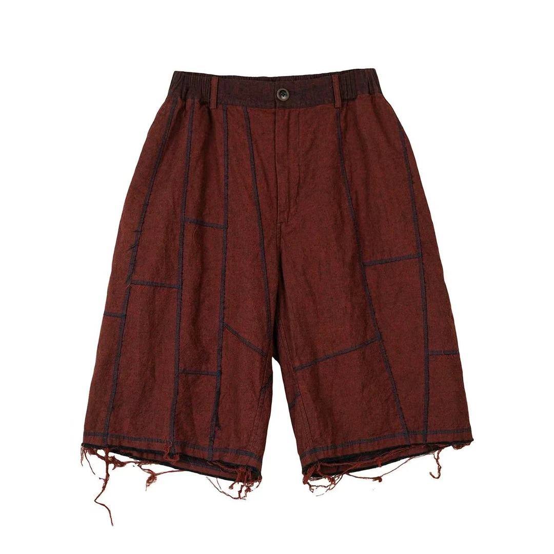 妝點家  云雾里  棉  亚麻  棉麻混纺中裤 Y25SS 5053