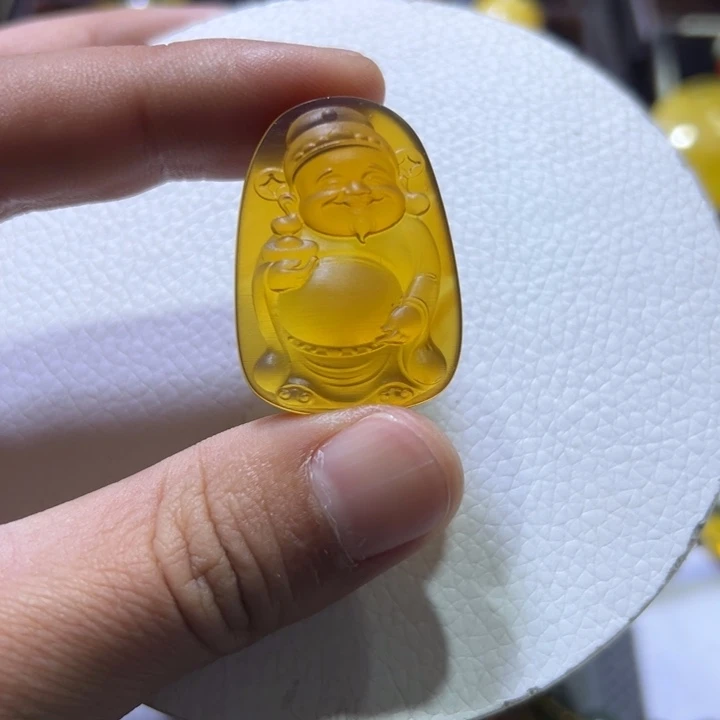 琥珀未镶嵌颈饰琥珀吊坠