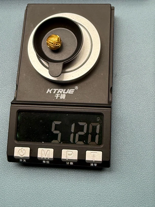 足金黄金纯金凯旋珠