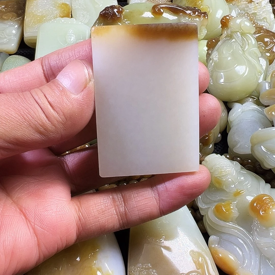 爷***和田玉未镶嵌吊坠(不含链)
