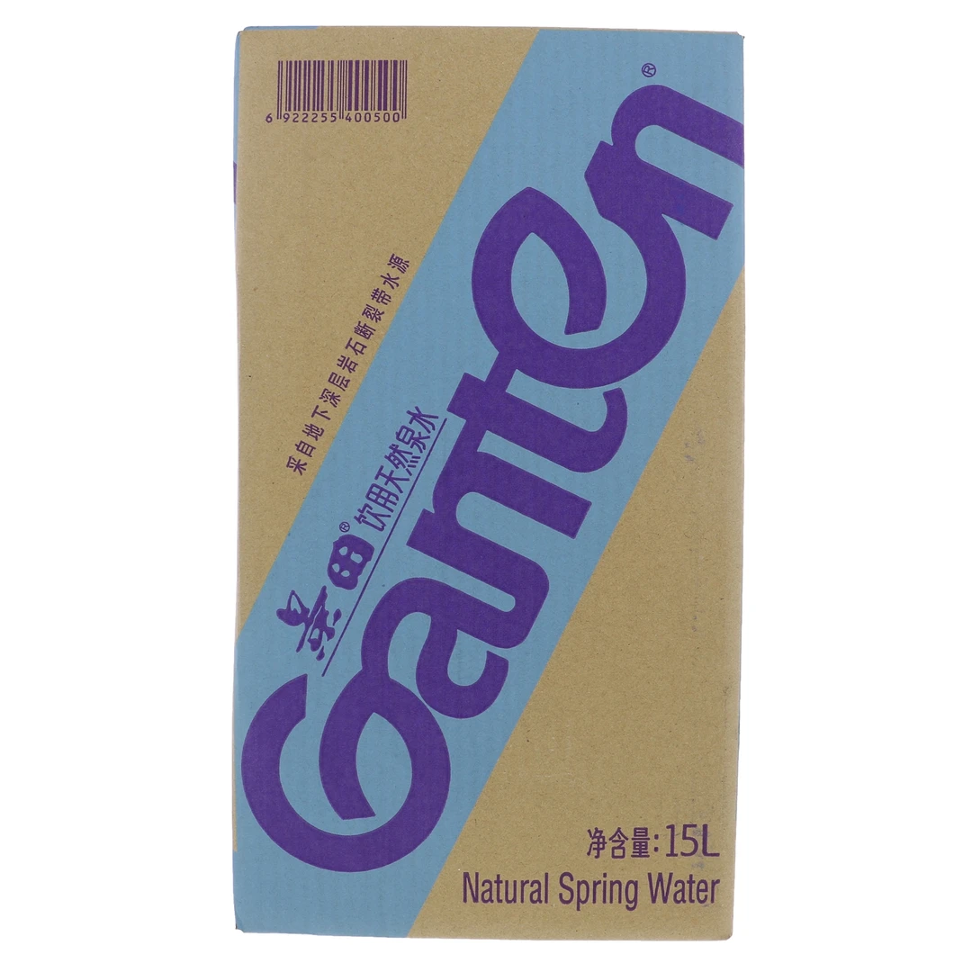 景田饮用天然矿泉水15L/桶（一次性桶装水）无需押金