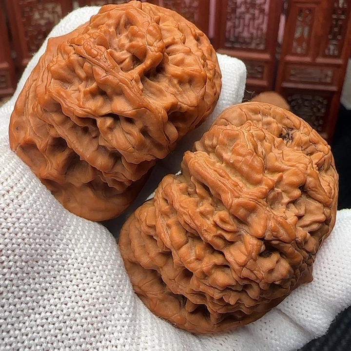 吊坠文玩核桃全品狮虎兽51尺