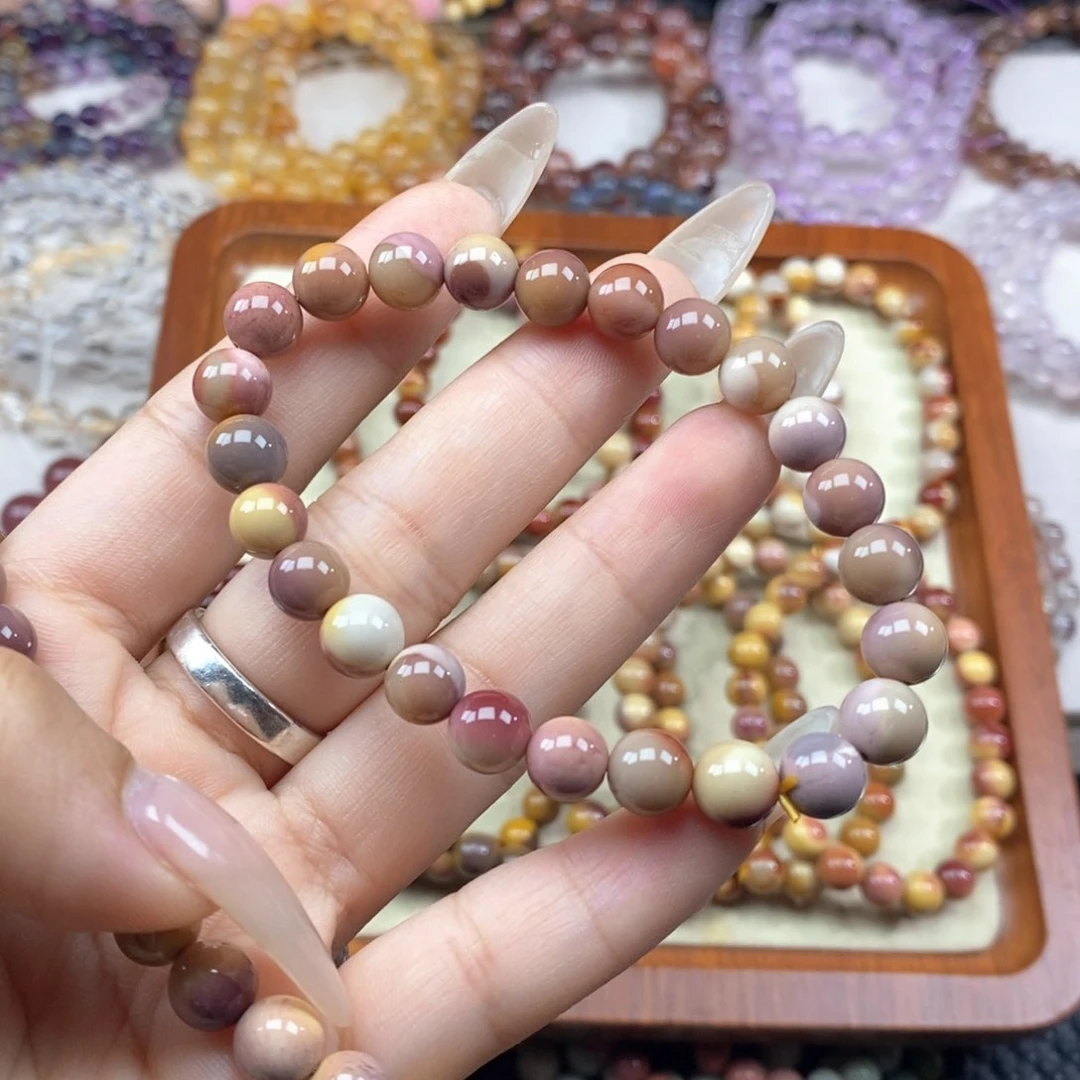 玛瑙/玉髓手链未镶嵌@*鱼