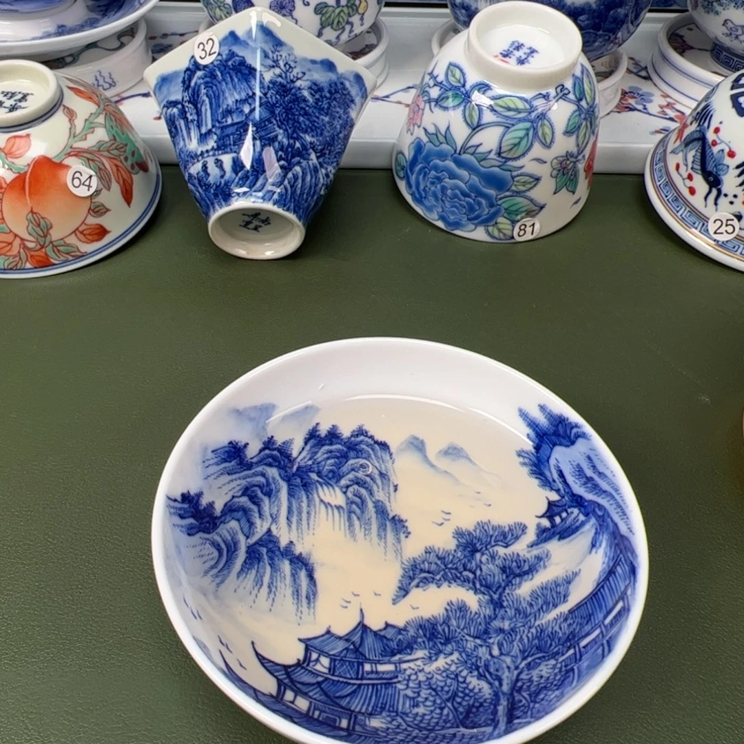 陶瓷景德镇纯手工纯手绘茶具木木61