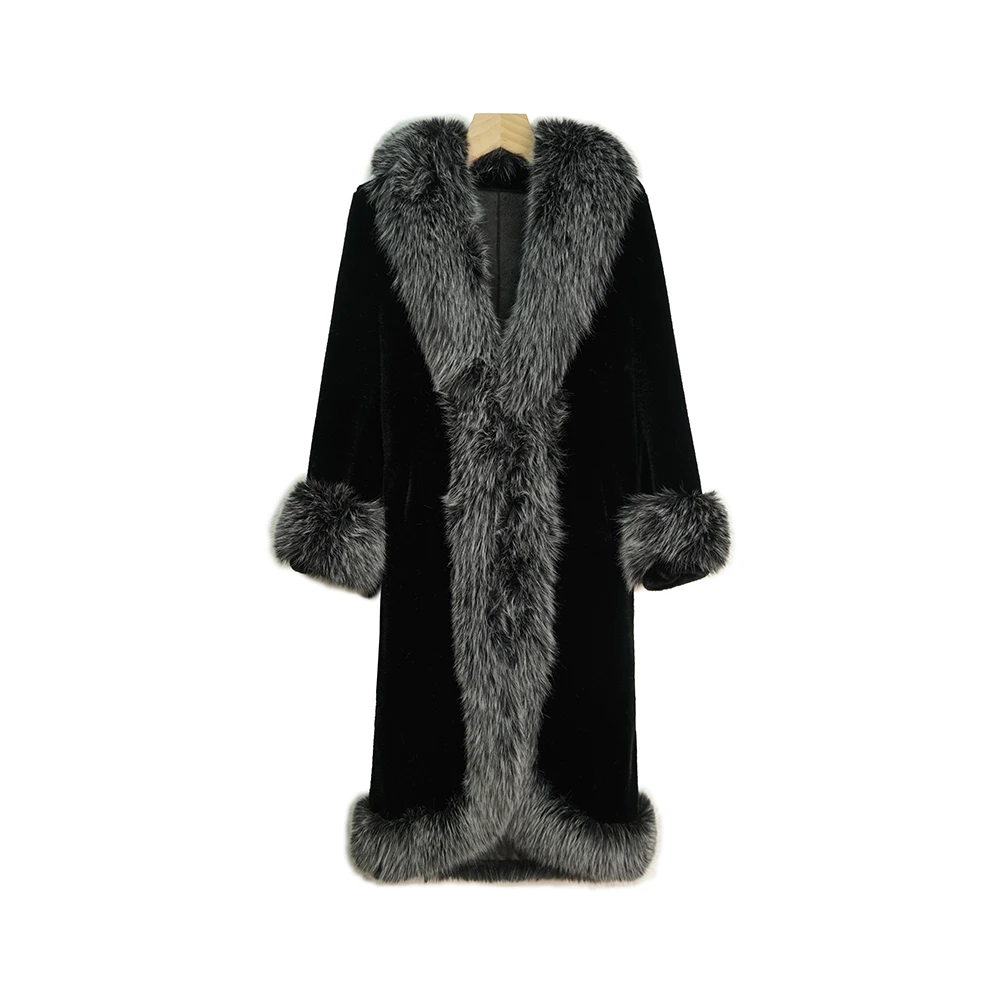 X11001高级轻奢大气V领外套（赠腰带）3D