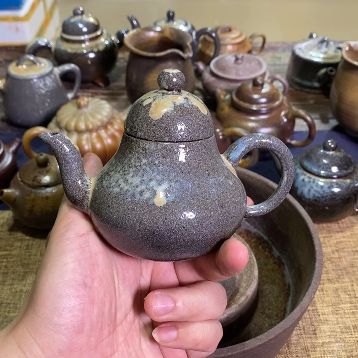 h***n茶壶紫砂好工好料好柴烧