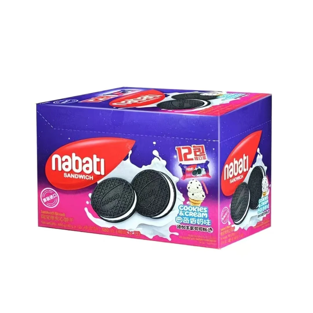 纳宝帝夹心饼干40g*12包（26年2月3号到期）
