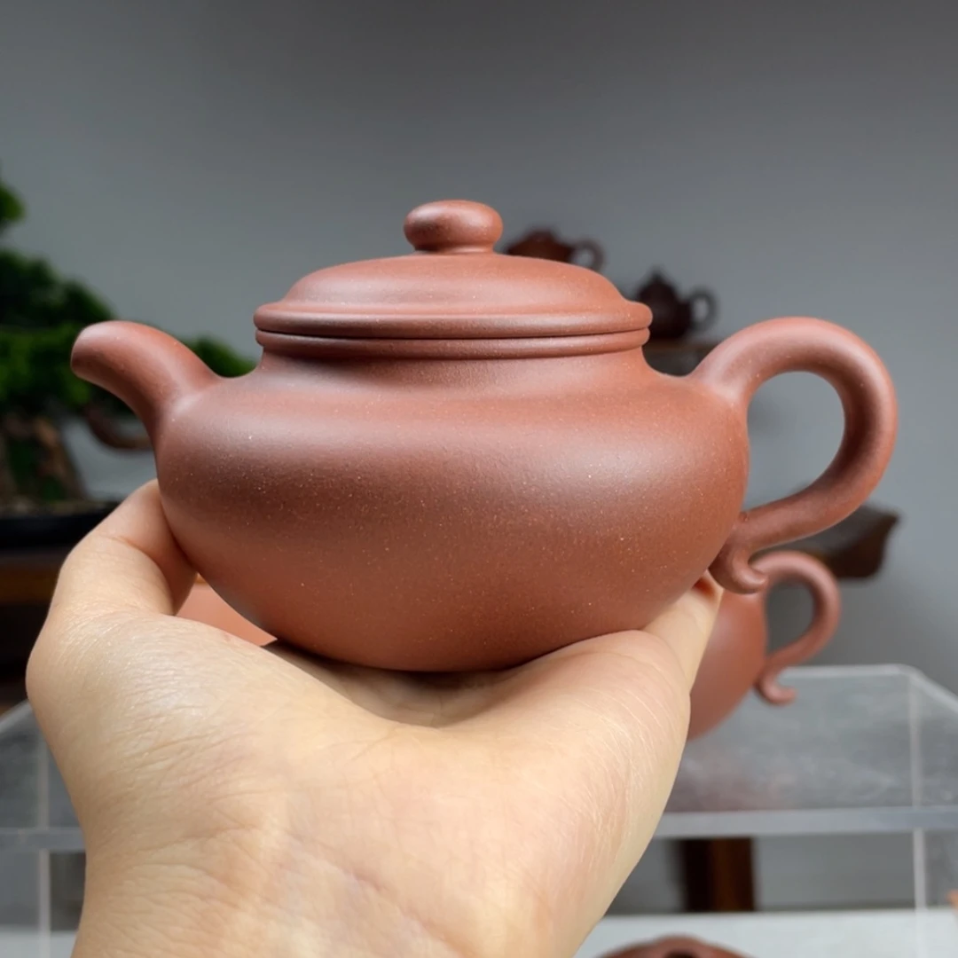 【闪购商品】茶壶紫砂吉*红皮龙仿古容量220cc