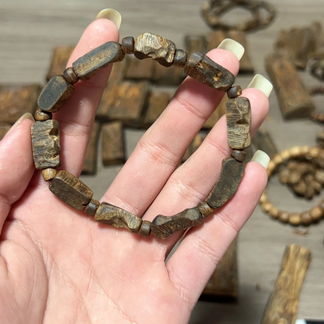 沉香木手串沉水板头7.4克