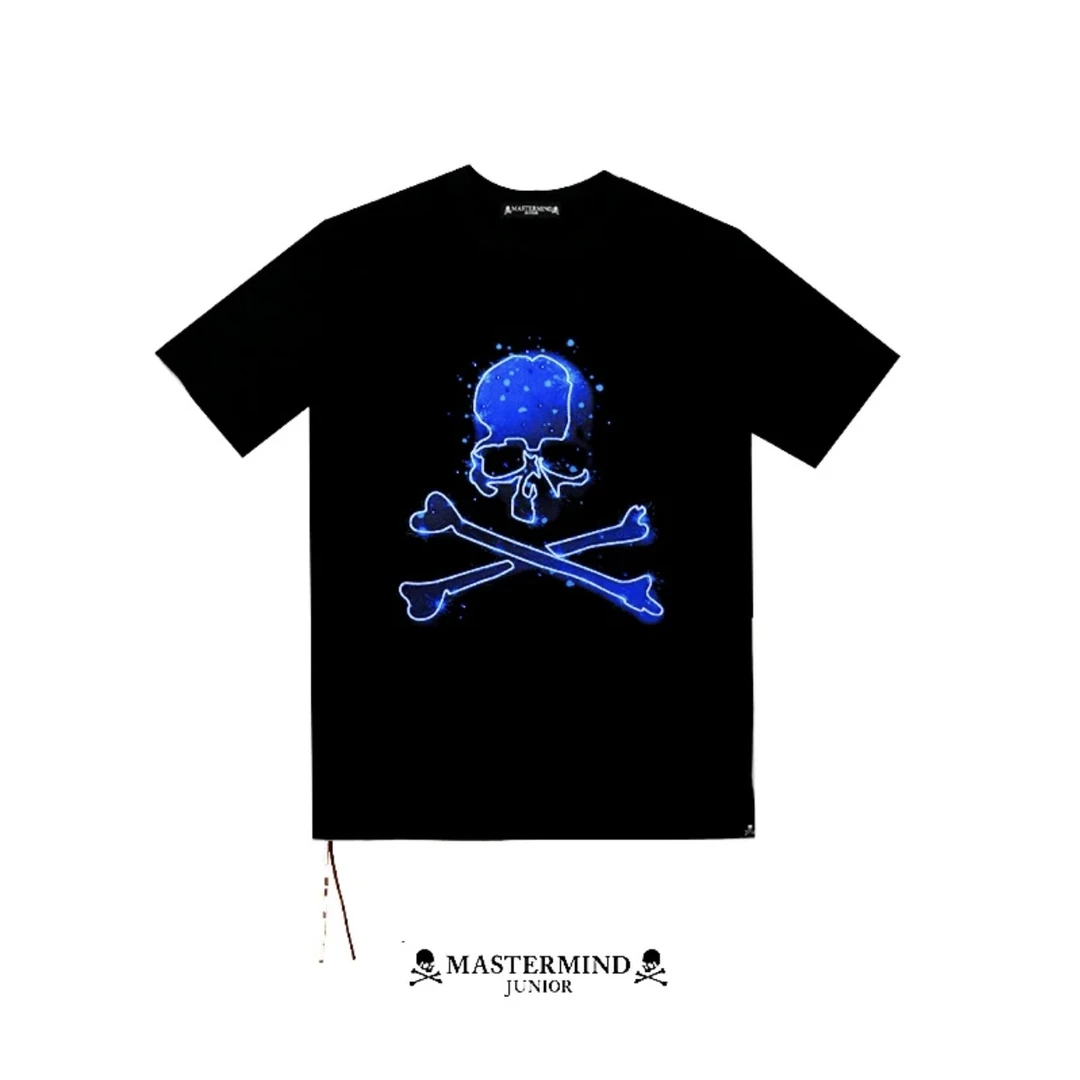 MMJ短袖暗黑潮牌情侣夏季宽松潮流个性MJ42SST003