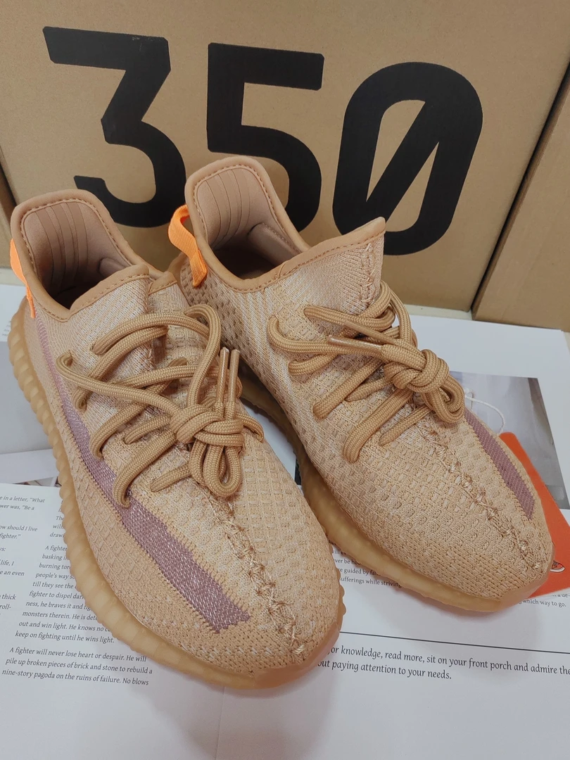 椰子350 兵马俑色 网面飞织鞋男款女款